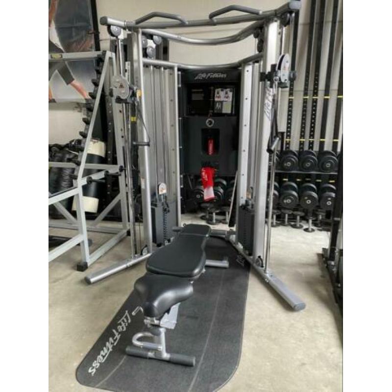 Life Fitness G7 Cable Crossover + Bench ( Nieuwstaat)