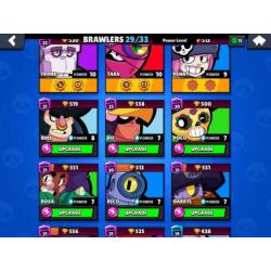 Brawlstars account veel skins 14k lobby proof