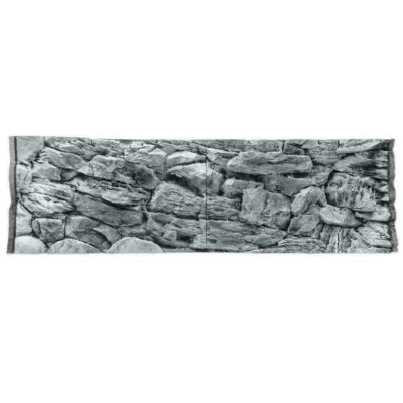 Rock 3D achterwanden in breuksteen (grijs) kleur