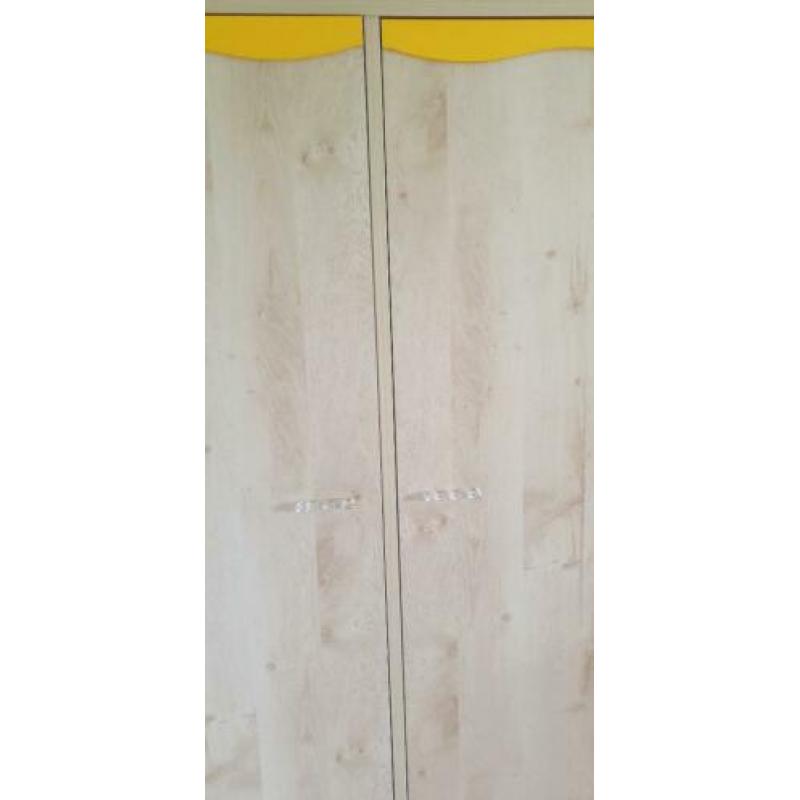 Kleding Kast Gaultier houtkleur zgan
