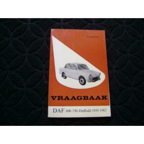 DAF 600 - 750 - DAFFODIL Nederlandse Vraagbaak REUZEHANDIG