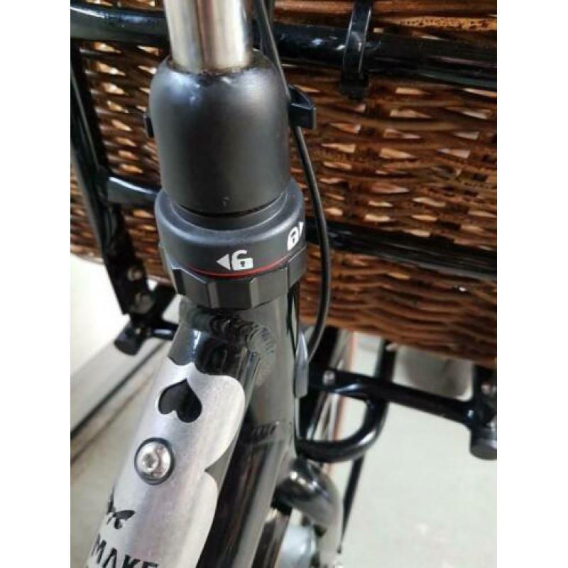 Fiets 28 inch dames Gazelle Miss Grace Black zgan