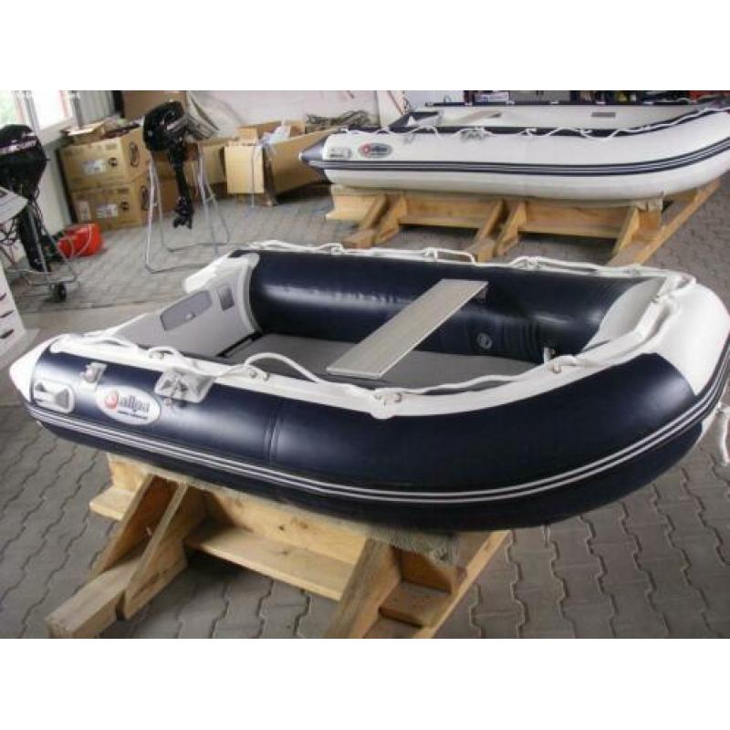 Allpa sens 265 rubberboot aluminium vloer