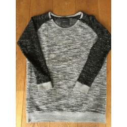 Maison Scotch sweater lange trui/ tuniek/ jurk mt 1/2- S/M