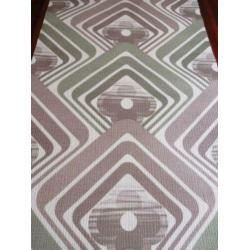Origineel zeldzaam vintage 60s/70s behang, nieuwstaat!