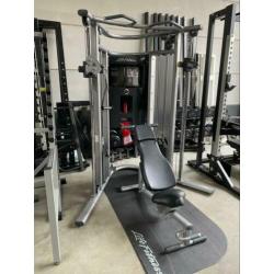 Life Fitness G7 Cable Crossover + Bench ( Nieuwstaat)