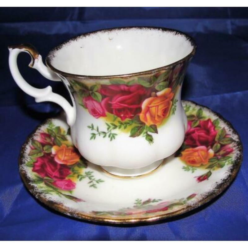 Royal Albert Old Country Roses dames kop en schotel