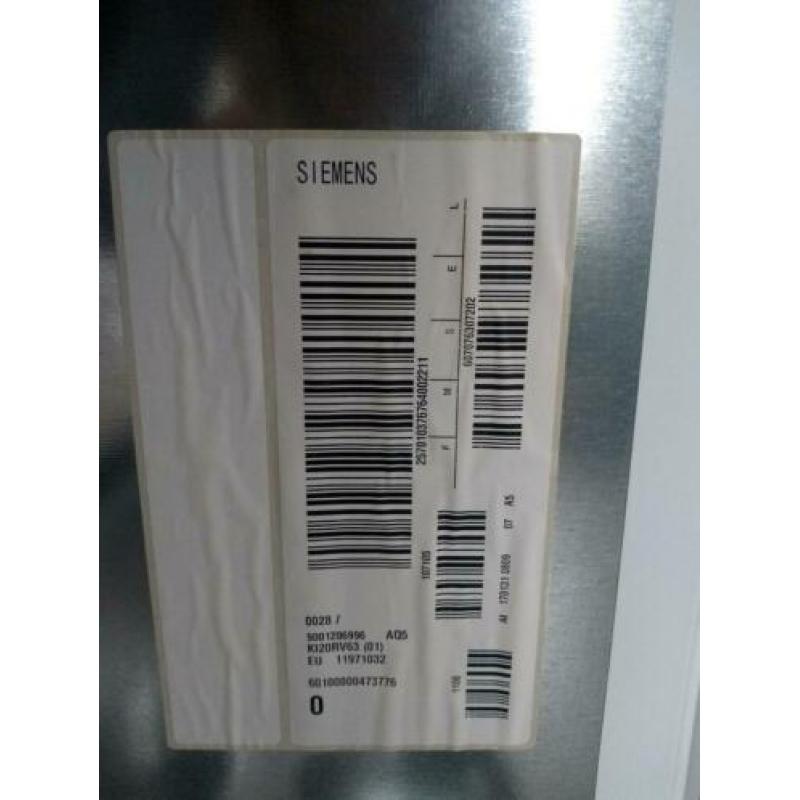 Inbouw koelkast A++ van Siemens KI20RV63