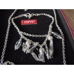 Nieuw zilveren Esprit ketting en armband