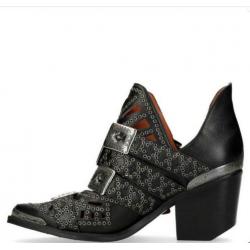 Jeffrey Campbell leren cowboylaarzen EU41 kleur zwart