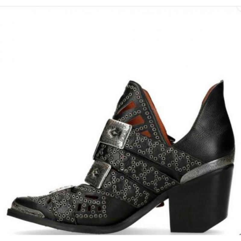 Jeffrey Campbell leren cowboylaarzen EU41 kleur zwart