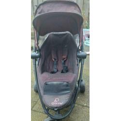 Buggy Quinny Zapp Xtra 2.0 bruin/paars