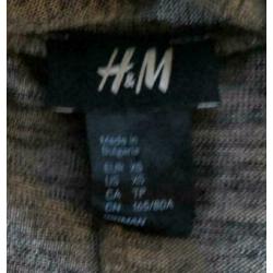 grijs losvallend vest maat XS