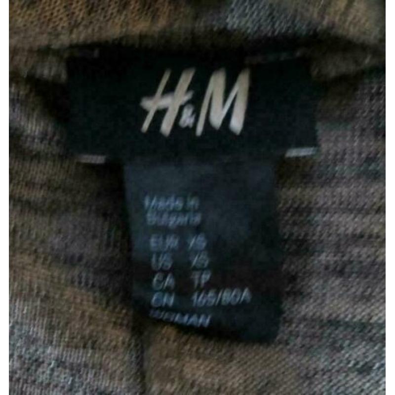 grijs losvallend vest maat XS
