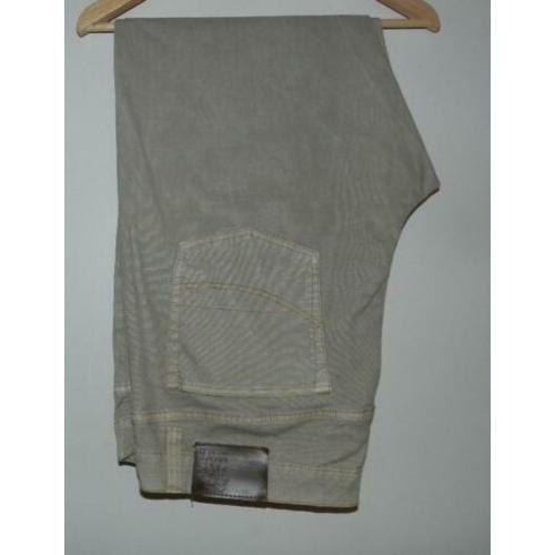 Beige man's World vrije tijdspantalon, maat 60.
