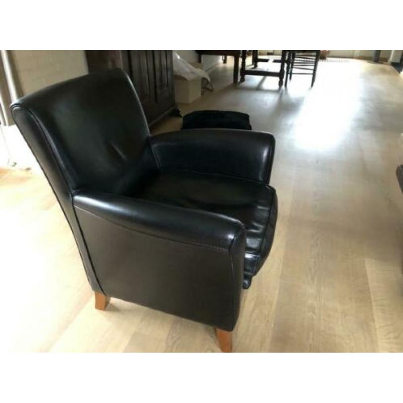 Backtet ( Italiaans design) leren stoelen