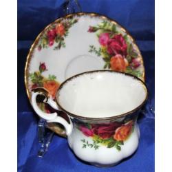 Royal Albert Old Country Roses dames kop en schotel