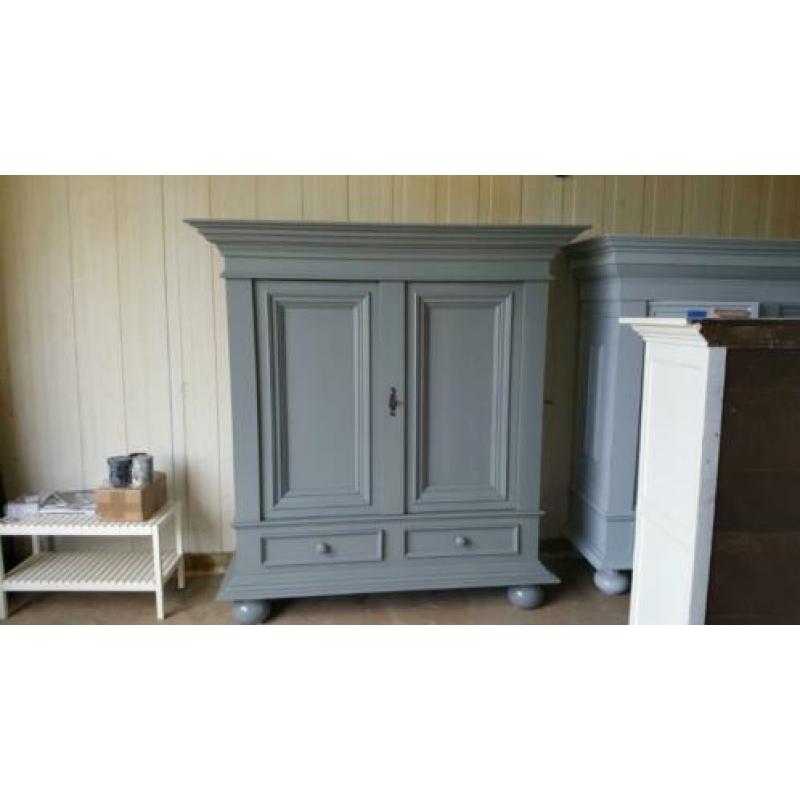 Houten wandmeubels, brocante buffetkasten kamer eiken kasten