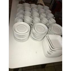 Hotel porcelein servies koffie en thee potten soepkoppen