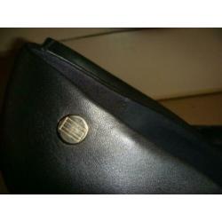 Tommy Hilfiger zwarte leren punt pumps Lotti 1A maat 38 ZGAN