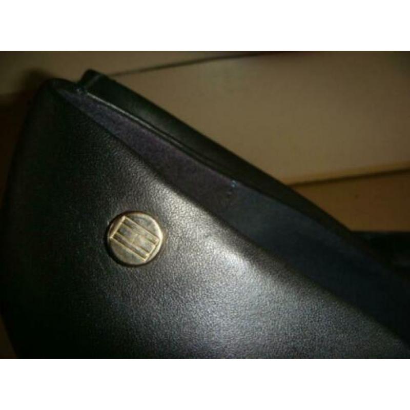 Tommy Hilfiger zwarte leren punt pumps Lotti 1A maat 38 ZGAN