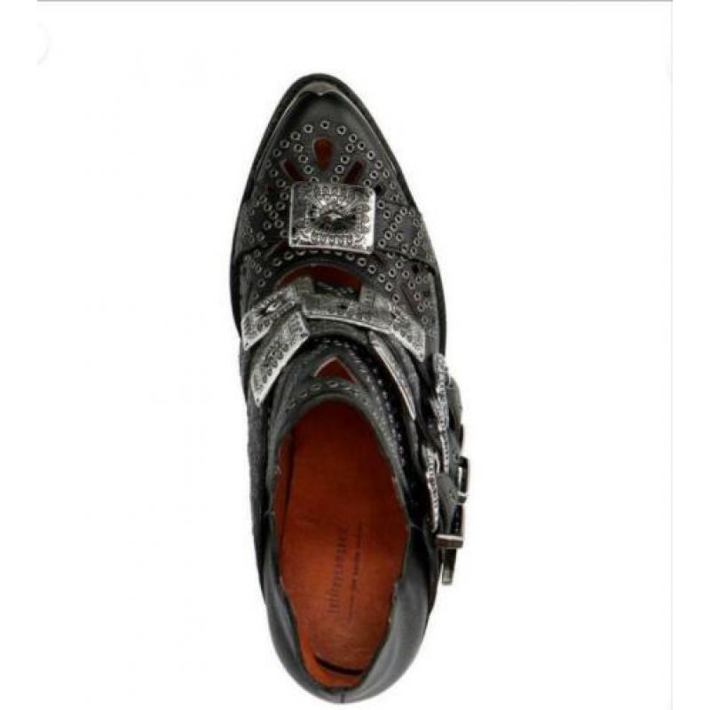 Jeffrey Campbell leren cowboylaarzen EU41 kleur zwart