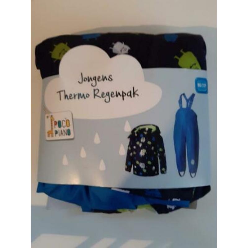 Thermo regenpak maat 86/92 nieuw!