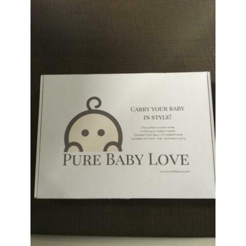 Pure baby love draagdoek lichtgrijs maat 6