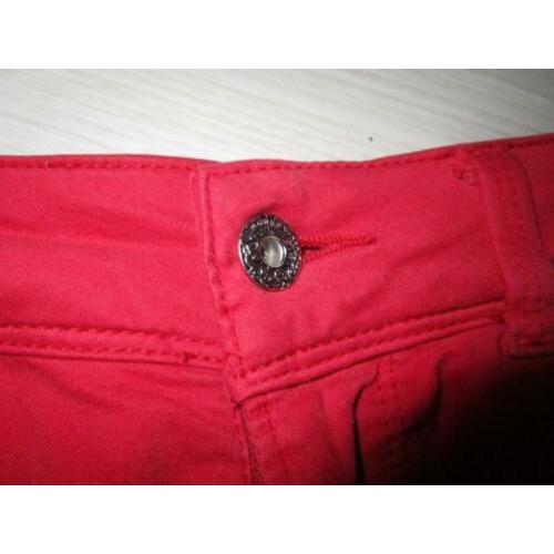 ZGAN: PEPE jeans rood maat M slim fit