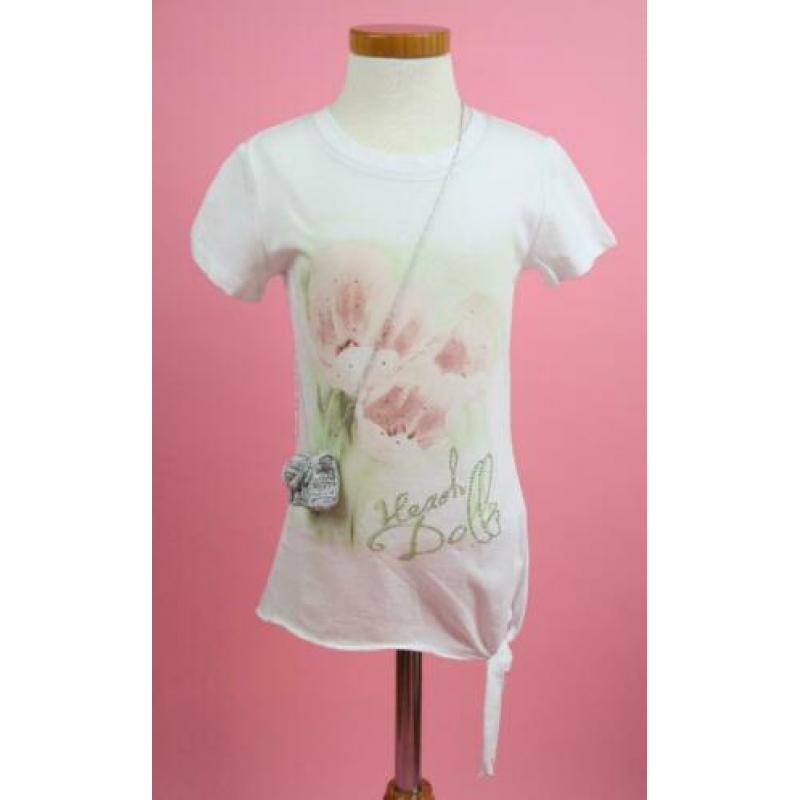 *NIEUW* Silvian Heach Kids t-shirt wit pastel maat 5 (110)