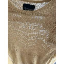 Stella Nova mohair trui okergeel