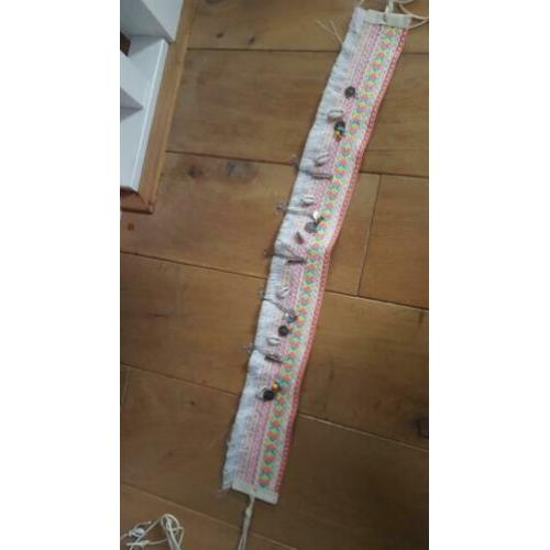 Brede riem ibiza lola amor schelpjes fluor