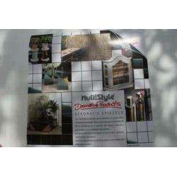 spiegelend/glanzend behangen kast muur mooi kinky Behang B