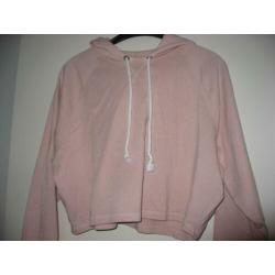 nude roze hoodie, mt M van Divided