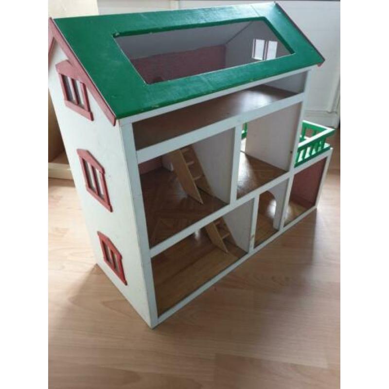 Uniek handgemaakt poppenhuis