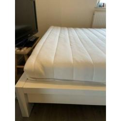 Malm Ikea bed wit | 140x200 | incl. matras & lattenbodems