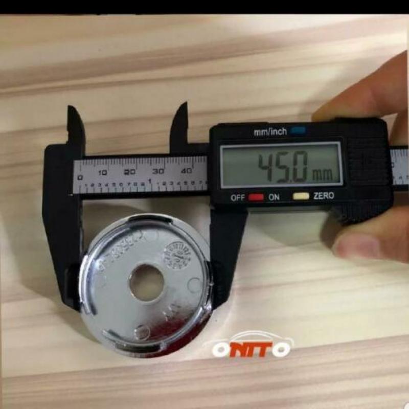 Naafdoppen naafkap 50 mm 45 mm Vossen ! Grijs en zwart