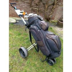 Titleist heren golfset compleet met golftrolley