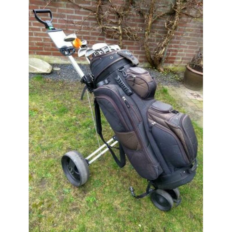 Titleist heren golfset compleet met golftrolley