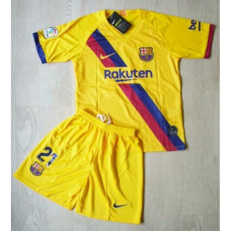Barcelona 2019/20 - FRENKIE DE JONG Uit Tenue Kids - mt. 152