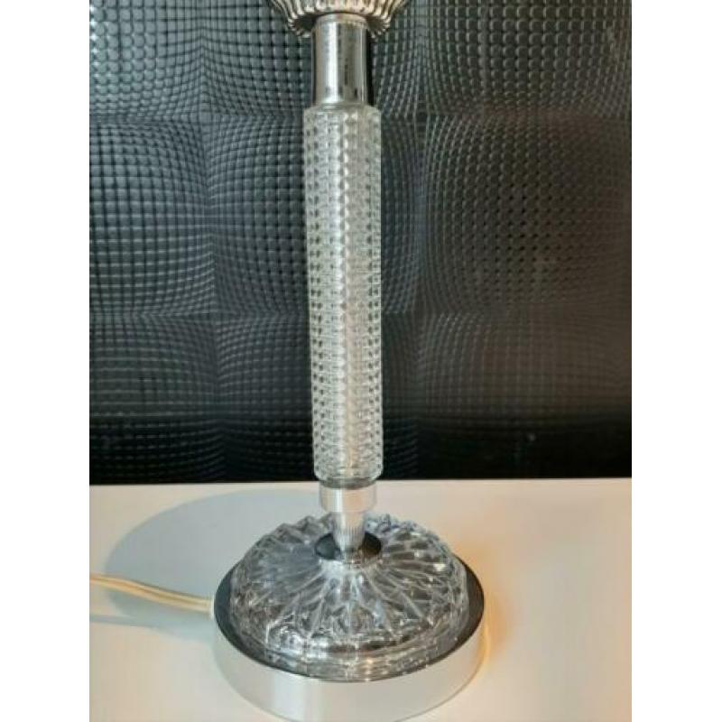 Tafellamp glasbol 38cm !