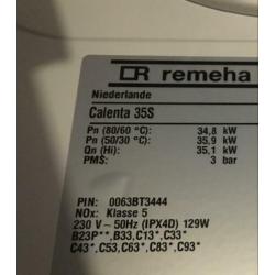 Remeha Calenta 35s Soloketel 7,9 - 35,9 kW