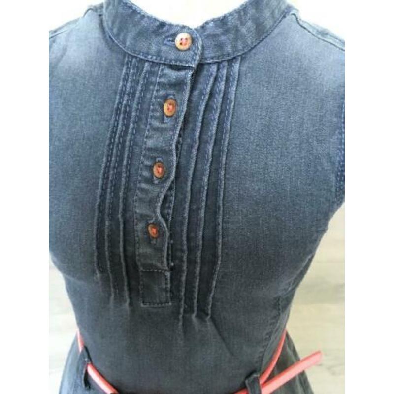 MEXX dikke spijker jurk, 2 lagen + riem NIEUW 122 / 128 D5