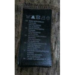 grijs losvallend vest maat XS