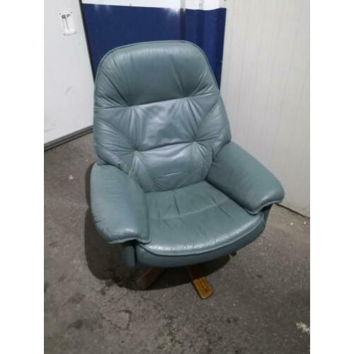 Hele mooie lederen Skalma Deense design relax fauteuil