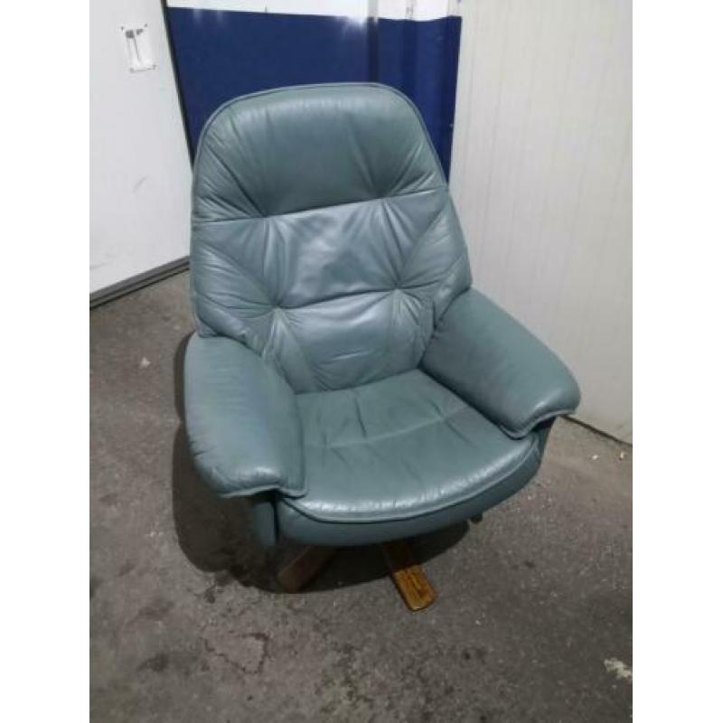 Hele mooie lederen Skalma Deense design relax fauteuil