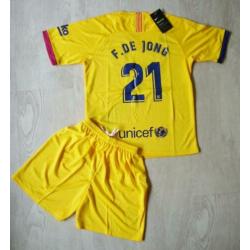 Barcelona 2019/20 - FRENKIE DE JONG Uit Tenue Kids - mt. 152