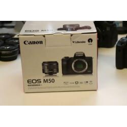 Canon EOS M50+15-45mm F3.5-6.3 IS STM+DCcoupler 3 van 3