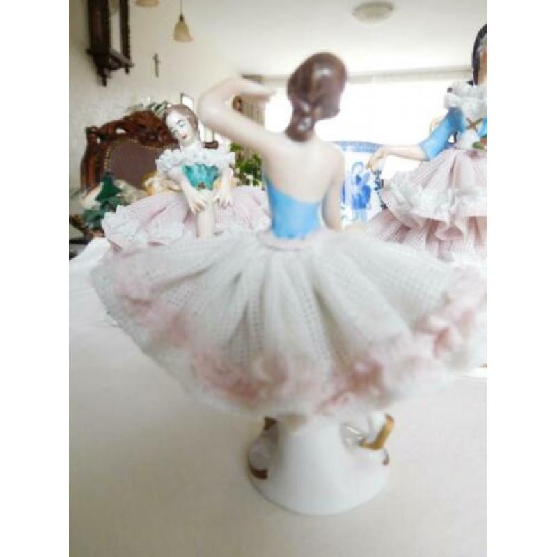 Dresden ballerina beeldje