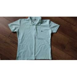 Mint groen tshirt polo van Lacoste mt 10
